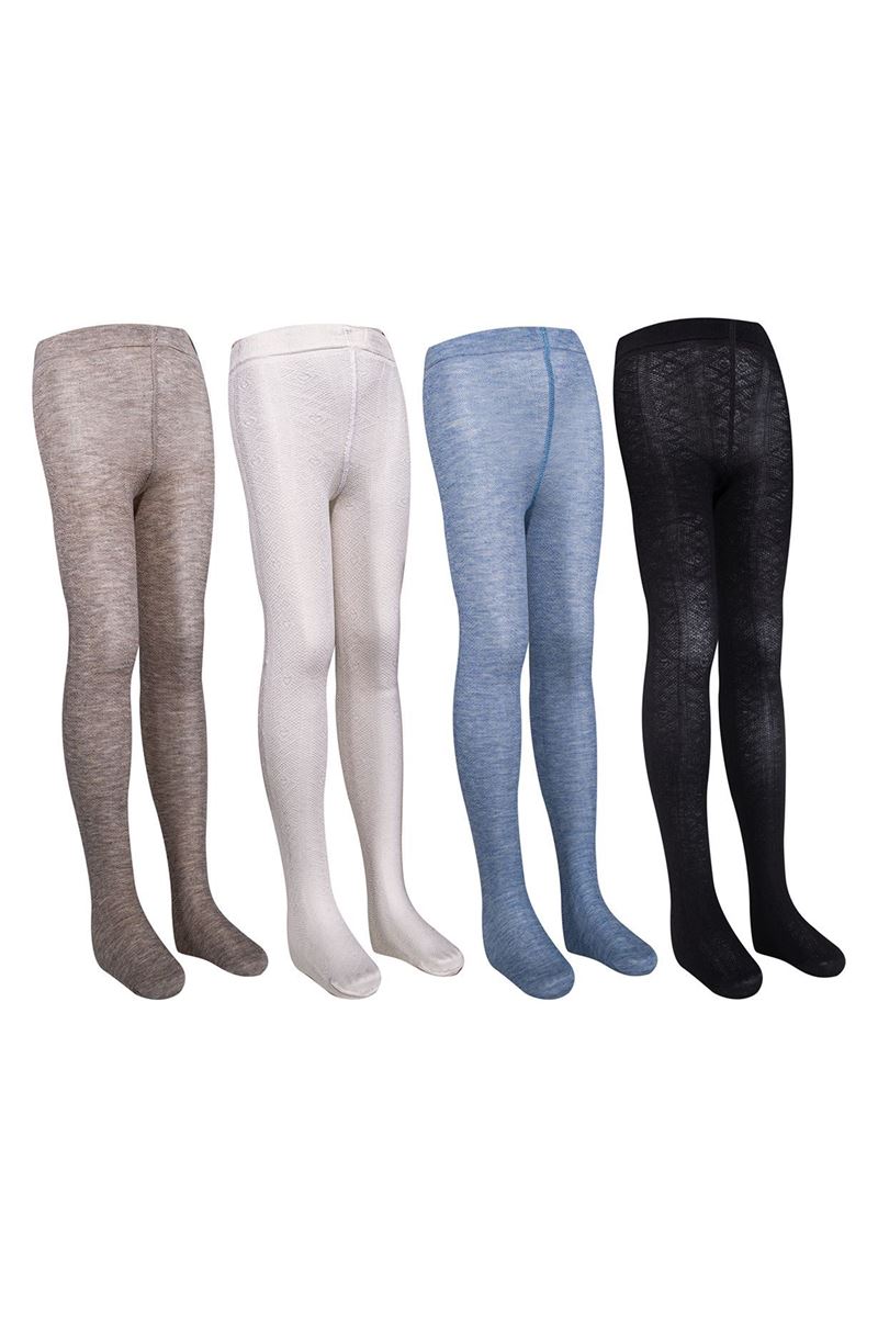 Triangle Patterned Thin Summer Girls  Tights 6