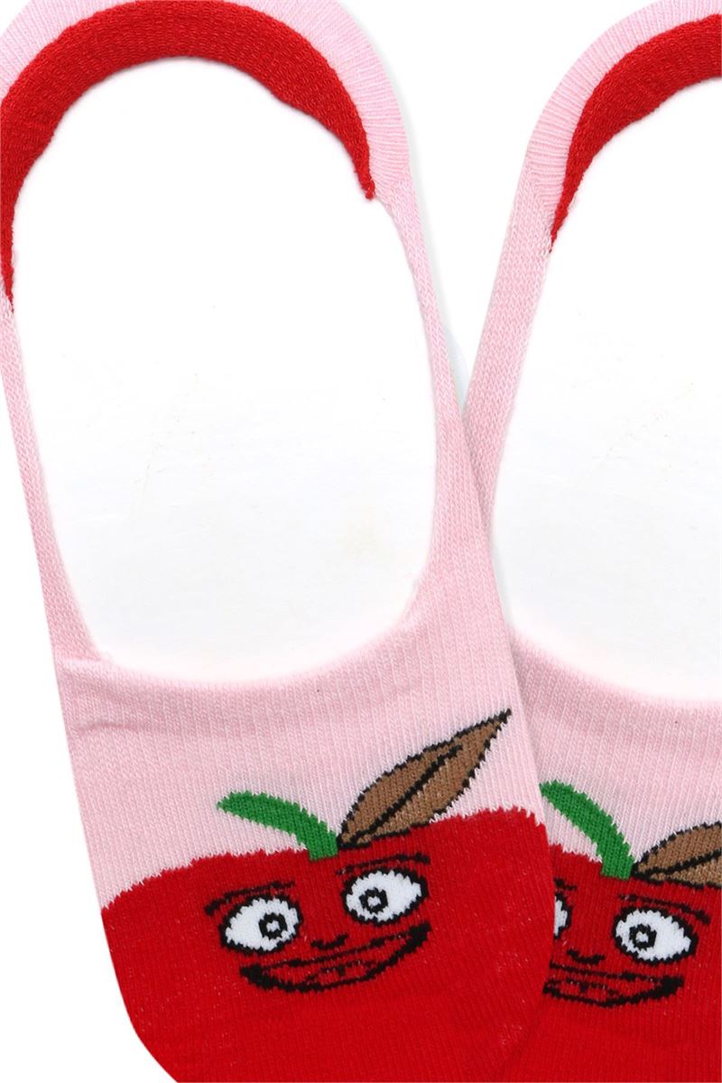 FRUIT PATTERNED GIRLS NO SHOW SOCKS