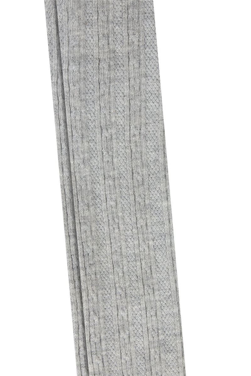 CABLE PATTERNED GIRLS PANTYHOSE