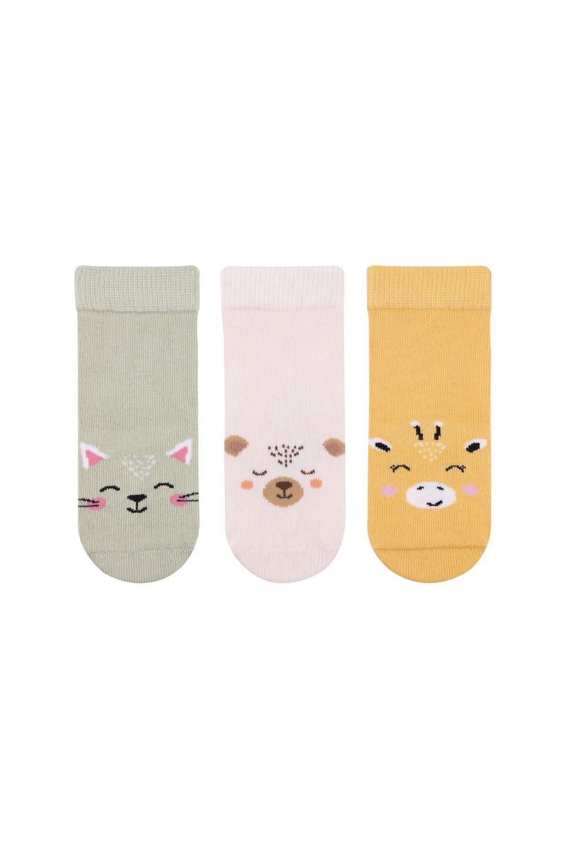 Baby Animal Patterned Crew Socks 12