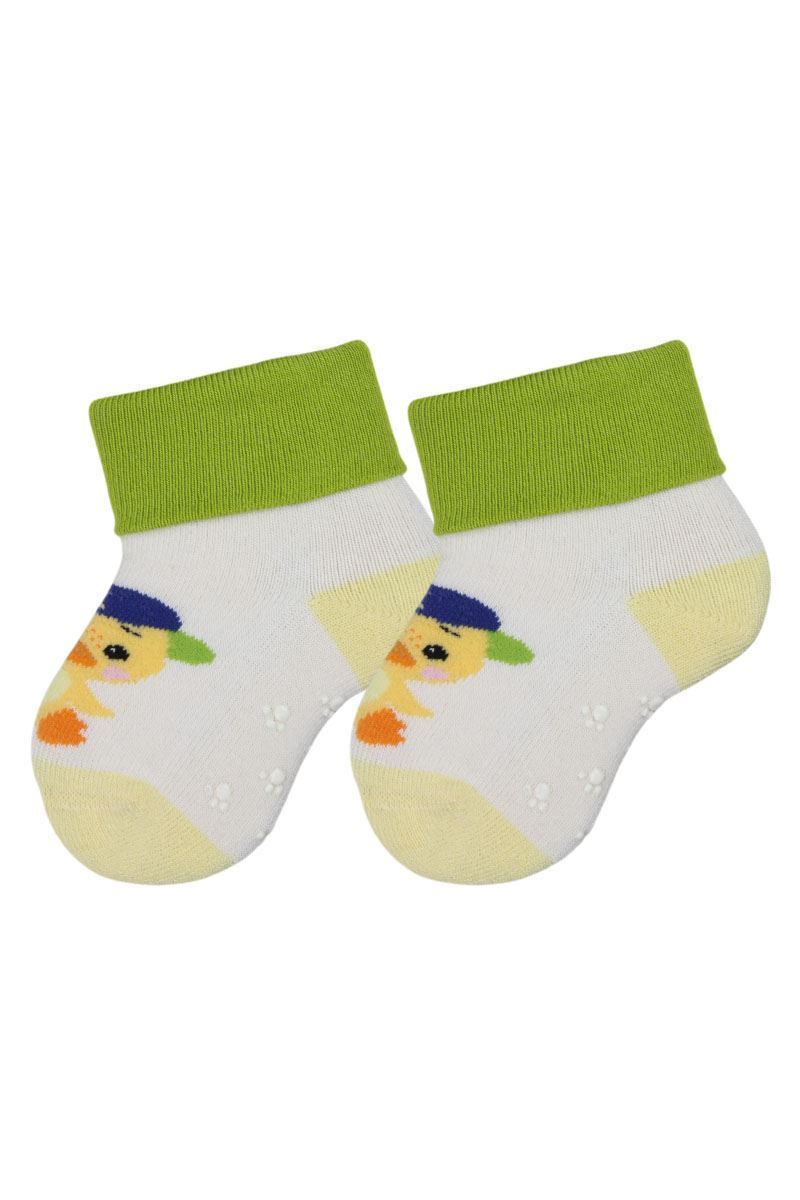 FUN ANIMAL TERRY BOYS’ CREW SOCKS