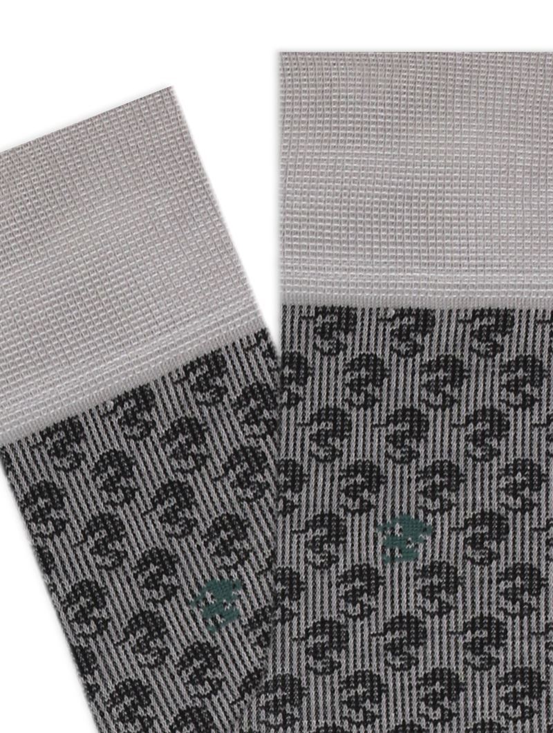 SEAHORSE PATTERNED JACQUARD MEN SOCKS