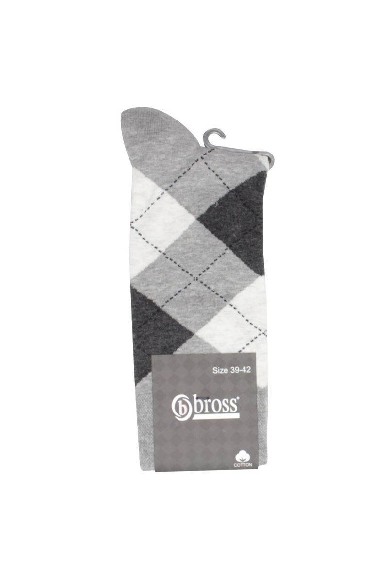 CHECKED PATTERNED MEN S SOCKS