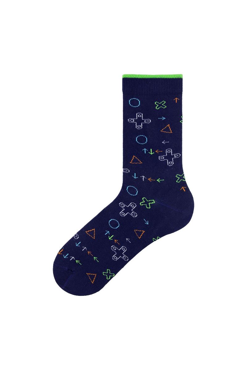 TETRIS THEMED TEENAGE + MENS SOCKS ( MODEL-4)