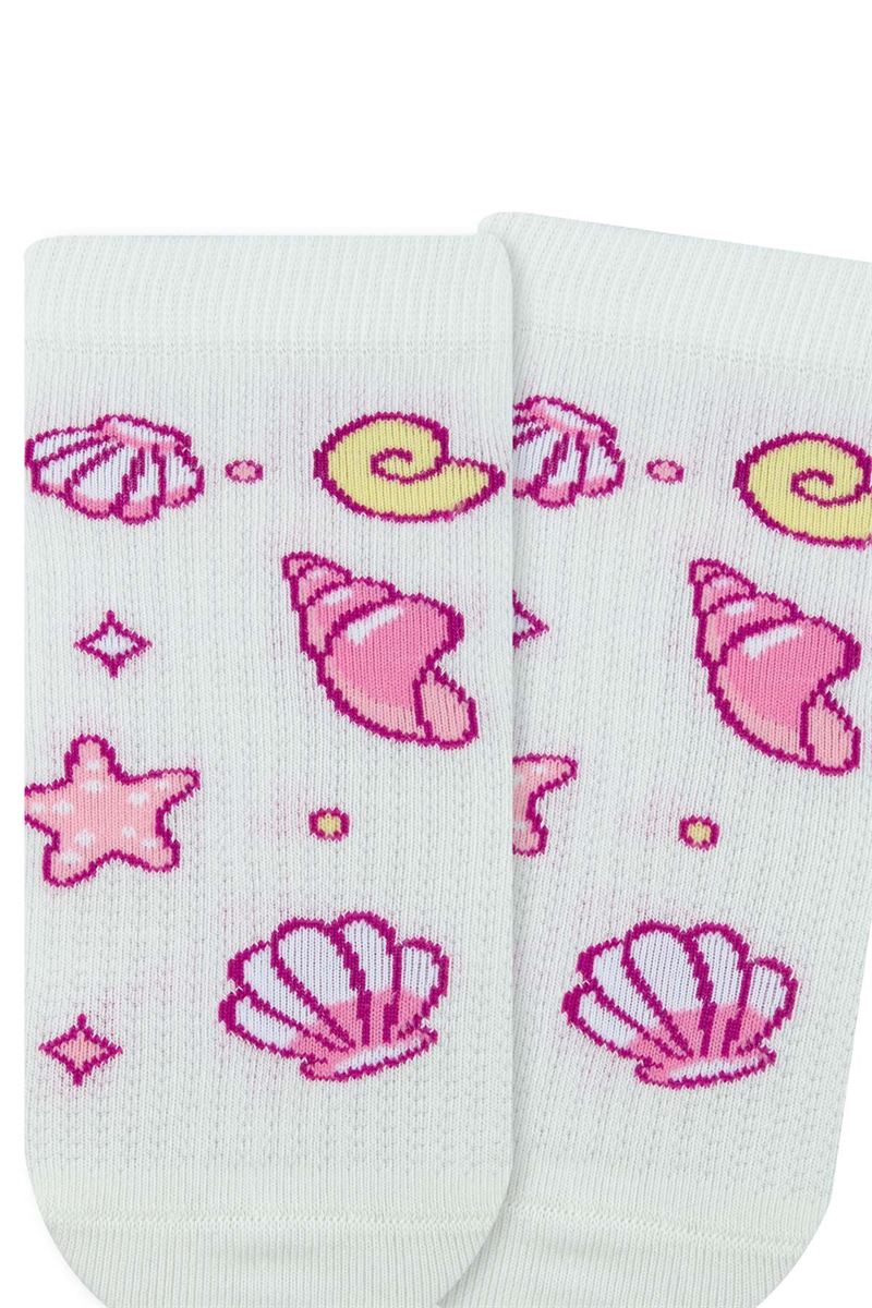 GIRL MERMAID PATTERNED ANKLE SOCKS
